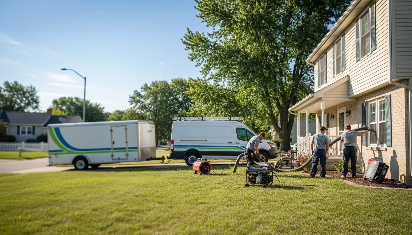 Flooded Basement Restoration And Cleanup With Repair in Lime Ridge, WI near me